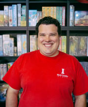 Matthew Micetic - owner of Red Castle Games in Portland, OR