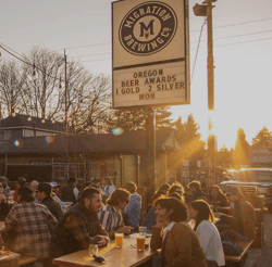 Migration Brewing Outdoor seating